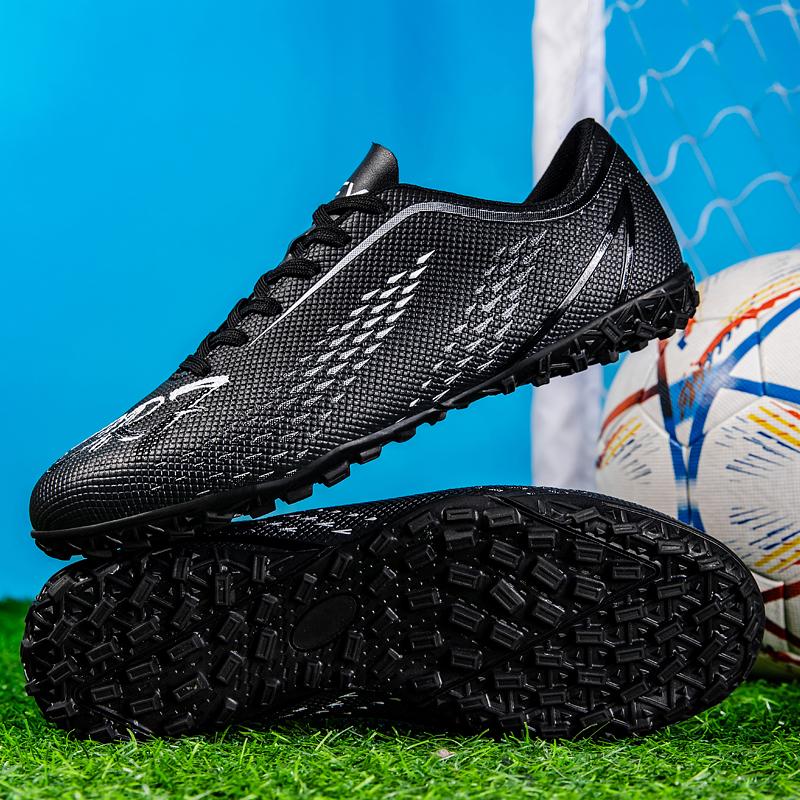 Mens Soccer Footwear Outside Athletic Tf High-Quality Grass Anti Slip Competition Practice Football Footwear For Male