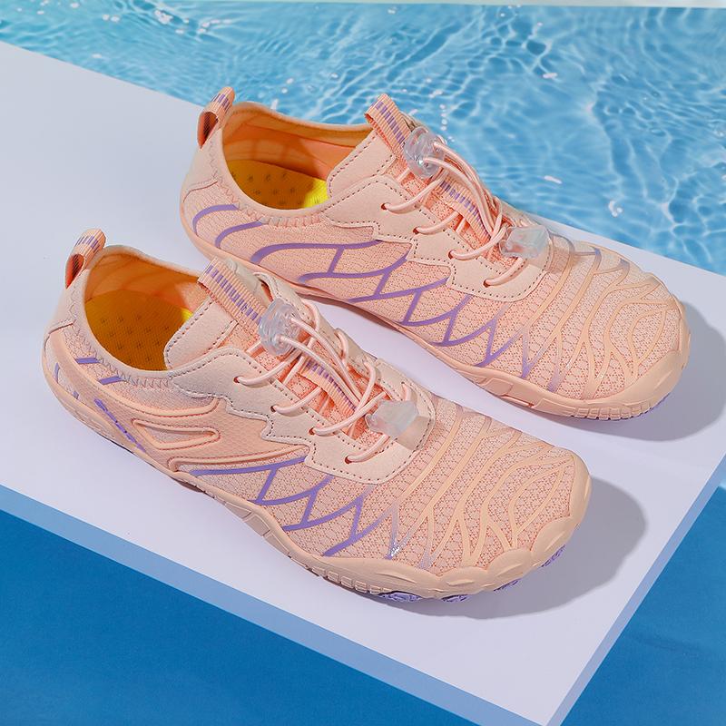 Quick Dry Beach Wading Sneakers Breathable Unisex Aquatic Sports Shoes Non-slip Water Shoes for Surfing Diving Canyoning