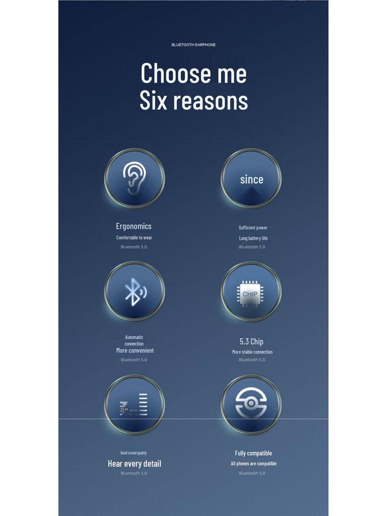 Bone Conduction Clip-on Bluetooth Headphones 25, 2025 Model, Binaural, Clear Sound, Long Standby