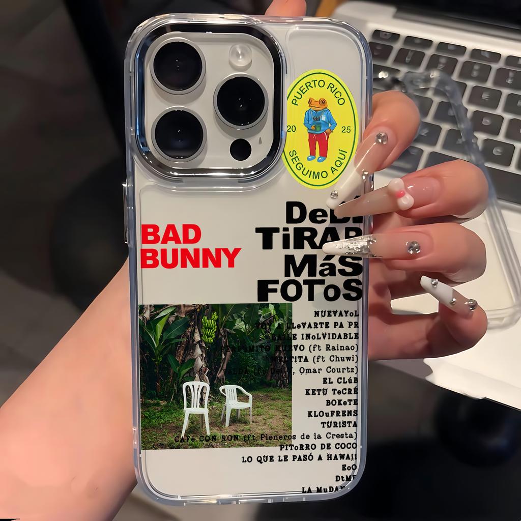 Custodia Nuova per Telefono Singer B-Bad B-Bunny DtMF Per IPhone 17 16e 16 15 14 13 12 11 Mini Pro Max X XR XSMAX 8 7 Air Plus Copertura Morbida