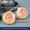 Champagne Silk Imitation Flowers for Hairpins, Hanfu Headdresses, Souvenirs, and Performance Accessories.