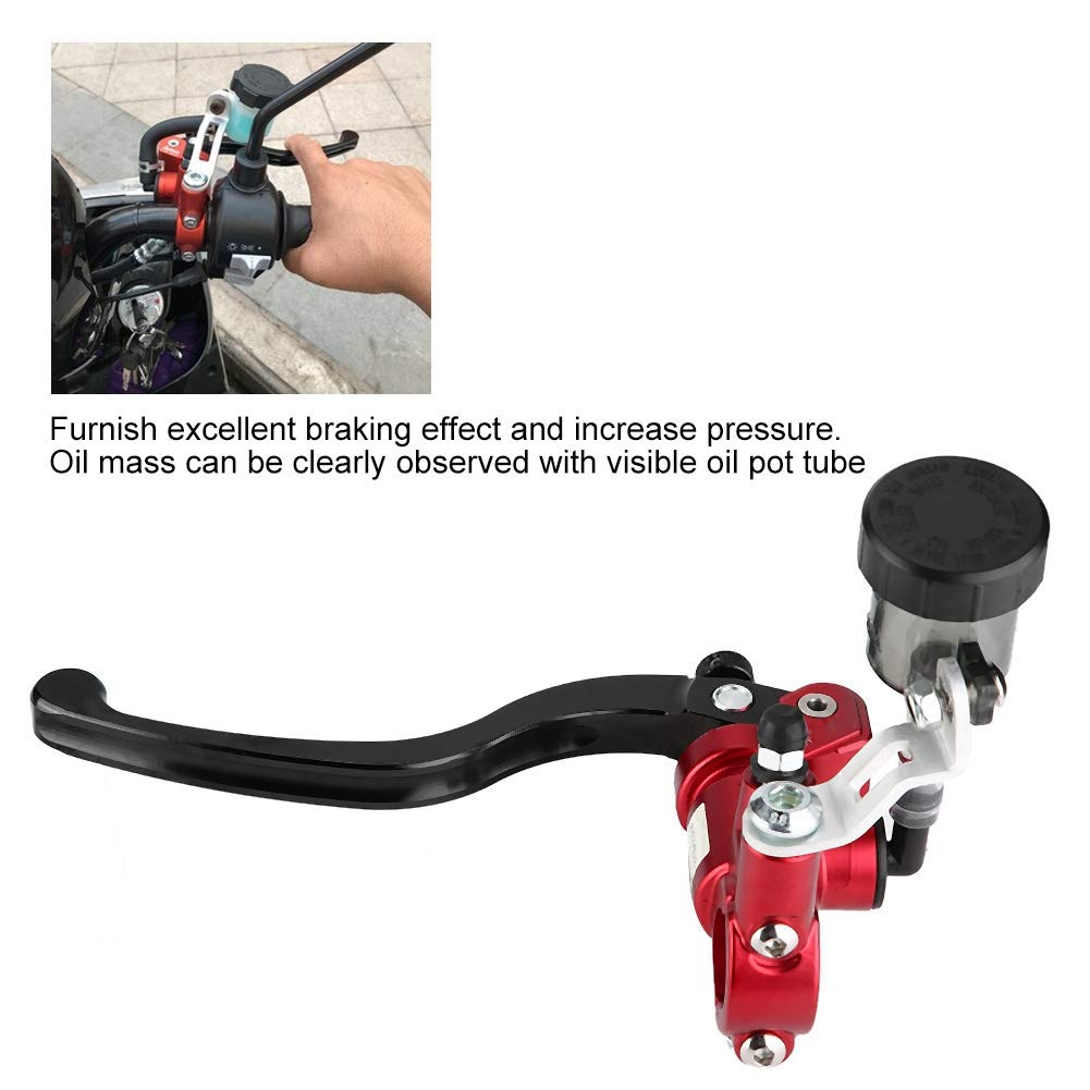 High-performance Motorcycle Hydraulic Clutch Lever/master Cylinder (red) | Compatible with 22mm Handlebars (red)
