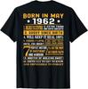 10 Facts Born In May 1962 (On Back) Design Gift Idea T-Shirt S-3XL - Men's Summer Cotton Graphic Tee