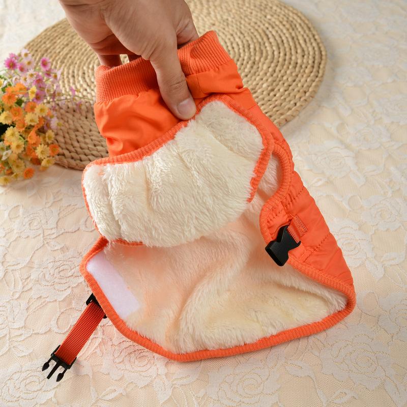 Winter Dog Clothes Warm Thermal Cotton Pet Coat Small Dogs Clothing Teddy Pomeranian Corgi Puppy Jacket Cold Weather Apparel