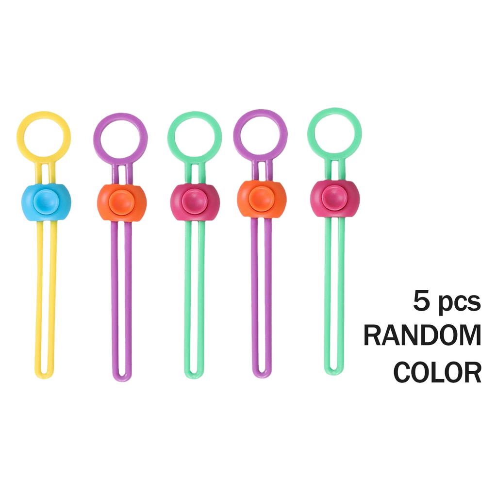 1/5/10pcs Portable Bag Storage Sealing Clips Random Color Snack Grain Preservation Cable Clips for Home Kitchen Office