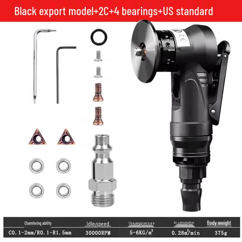 Handheld 45° Pneumatic Chamfering Machine for Metal Deburring