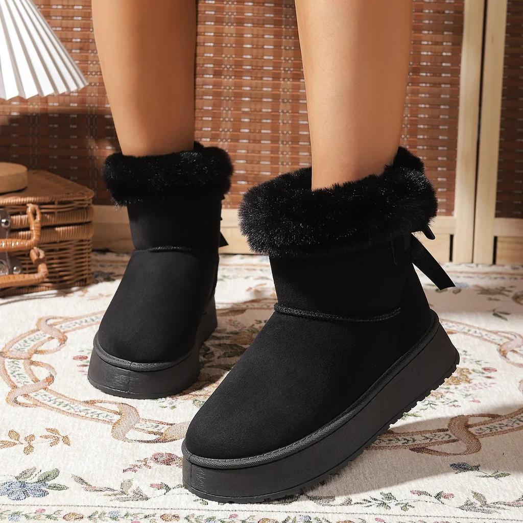 Fashion Women Boots Platform Lightweight Outdoor Women Shoes 2025 New Winter Comfortable Thick Bottom Snow Boots Women Zapatos De Mujer