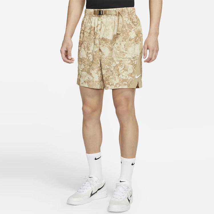 Nike Court Flex Slam Camo Print Training Tennis Shorts Men Bottoms Tea-Apricot CV2518-297