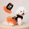 Yucahype Dog Clothing Halloween Dress Small Dogs Medium Large Pet Costume Cosplay Pumpkin Ghost Pattern Cute Stylish Girls Photo Opportunity