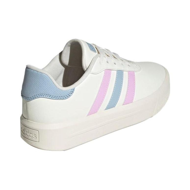 Adidas Neo Court Platform Comfortable Versatile Non-Slip Durable Low-Top Skate Shoes Women Sneakers White IE9987