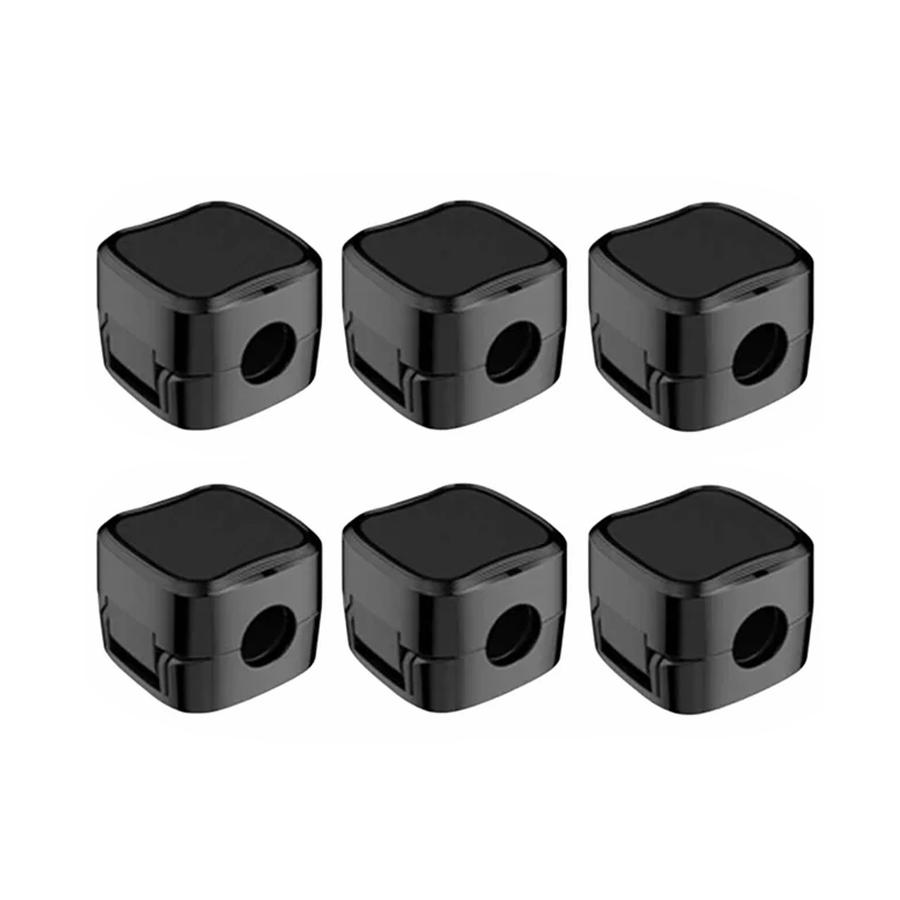 

3/6 шт. Магнітний дротяний органайзер Настільний затискач для кабелю Захист шнура Магнітний пристрій для змотування кабелю Штекер ряду Миша USB-зарядка Лінія Тримач Гачок 6Pcs чорний