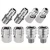 A25F-Pressure Washer 1/4" Quick Connect Adapter Set Fittings For Hose, Pump, Ball Valve