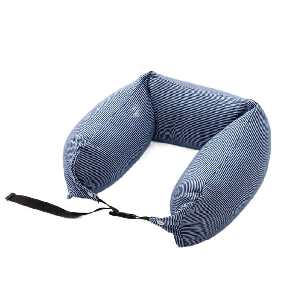 

Soft Neck Pillows Foam Particle Neck Protection Cervical Sleeping Cushion Car синий