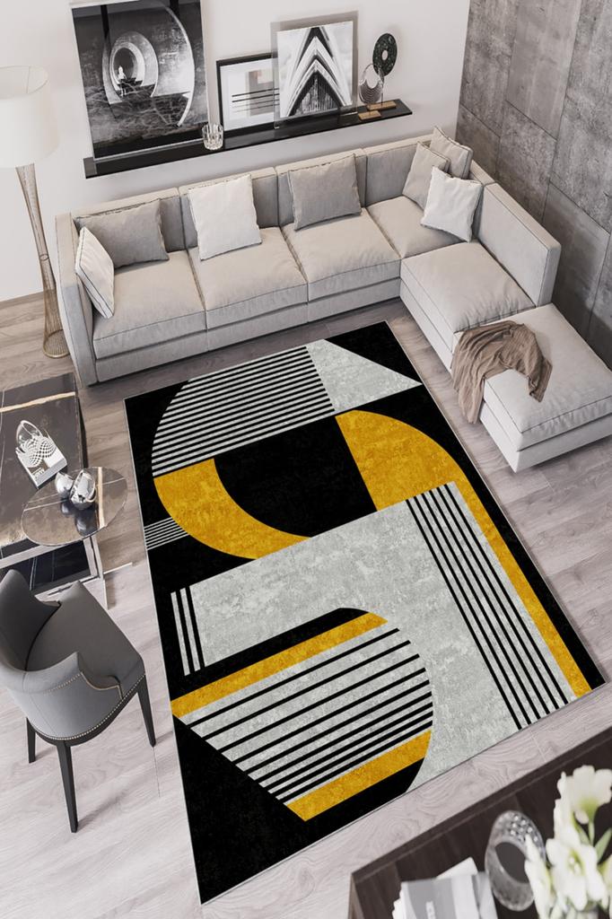 Covor de uz casnic modern, imprimat 3D, decorativ, design special, lavabil, antiderapant, rezistent la pete, moale, pentru dormitor, sufragerie