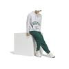 Adidas Originals Letter Logo Printed Hooded Sweatshirt Men Sweatshirt Gray JE3481