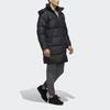 Adidas Outdoor Cold-Resistant Warm Hooded Mid-Length Down Jacket Men Jacket Black EH4983