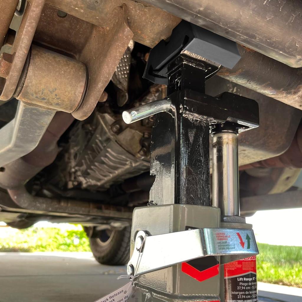 Car Rubber Slotted Jack Stand Pad Pad Bottle Lift Saddle Adapter Repair Tool Frame Stand Rail Pinch Weld Adaptor Rail Protector