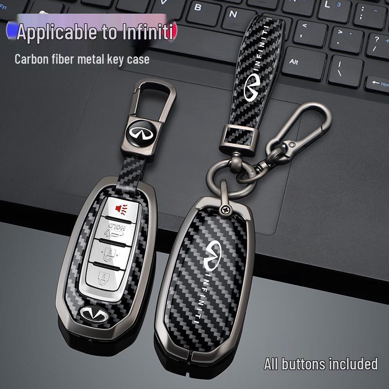 Infiniti Key Case: Fits QX50, Q50L, QX60, Q70L, QX30, FX35 – Sleek Shell for Both Genders