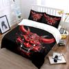 Japanese Demon Mask Decor Set Soft Comfortable Duvet Cover Bedding Set Included 1*Duvet Cover & 2*Pillowcases, Gift