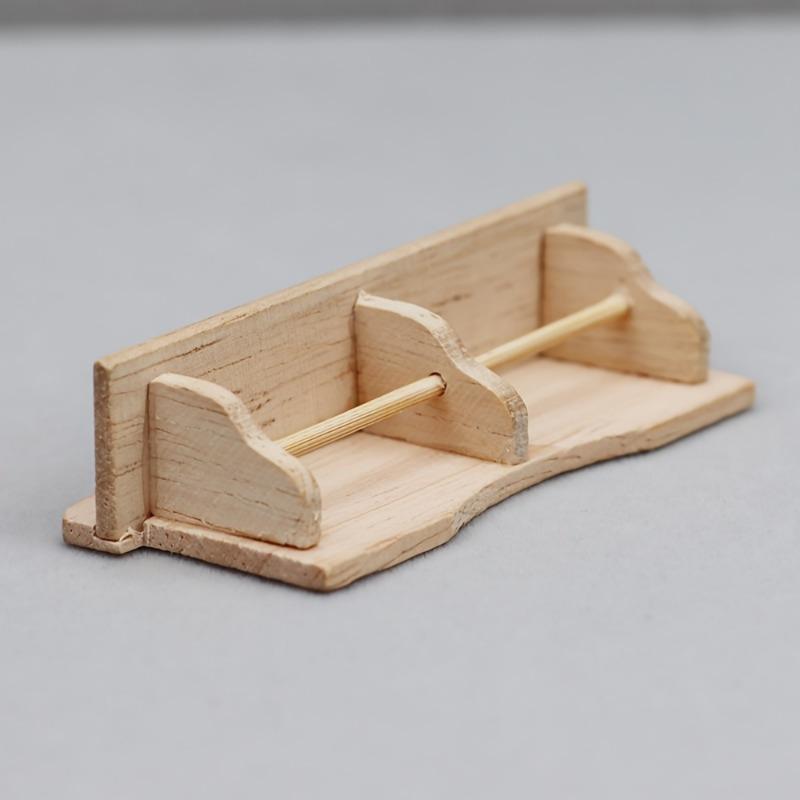 1/12 Scale Miniature Wooden Towel Rack Model Ornament - DIY Miniature Photography Props- Seasonal Decor - Perfect Gift