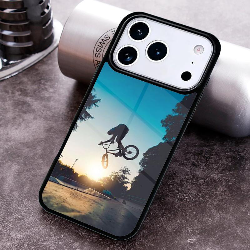 BMX Bike Extreme Phone Case For iPhone 17 16 15 14 13 12 11 Pro Max Plus 17Air Soft Silicone Cover