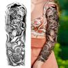 1 Sheet Full Arm Temporary Tattoos For Women Adults Men Spartan Warrior Realistic Fake Knight God Zeus Tattoo Sticker Fashion