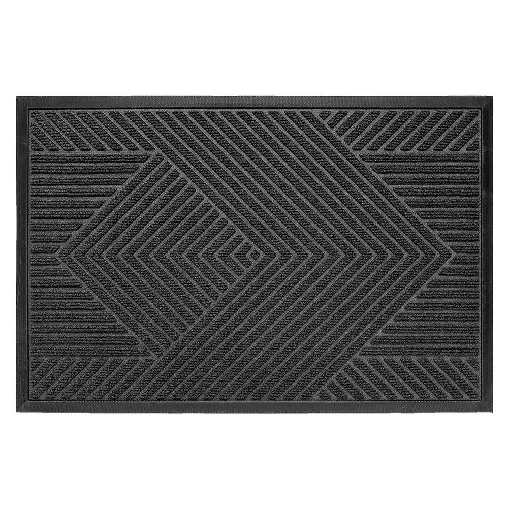 Nordic Simple Rubber Entrance Door Floor Mat Carpet Entrance Door Mat Polypropylene Scraper Dust Dust Anti-slip Mat