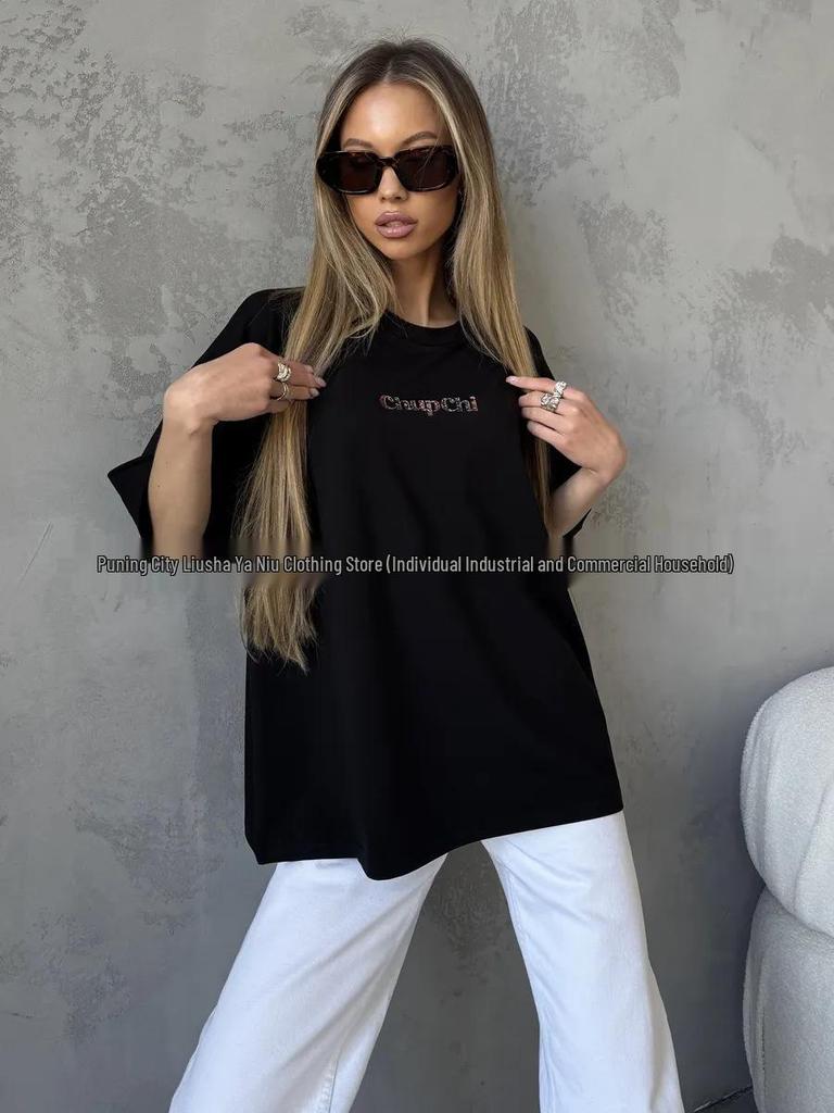 Trendy European Cotton Women's Hip-Hop T-Shirt