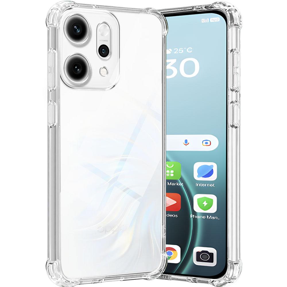 Phone Case OPPO Reno 14 Pro 14 F Case Airbag Soft Silicone Clear Shockproof Back Cover For OPPO Reno 14F reno14 Protect Funda