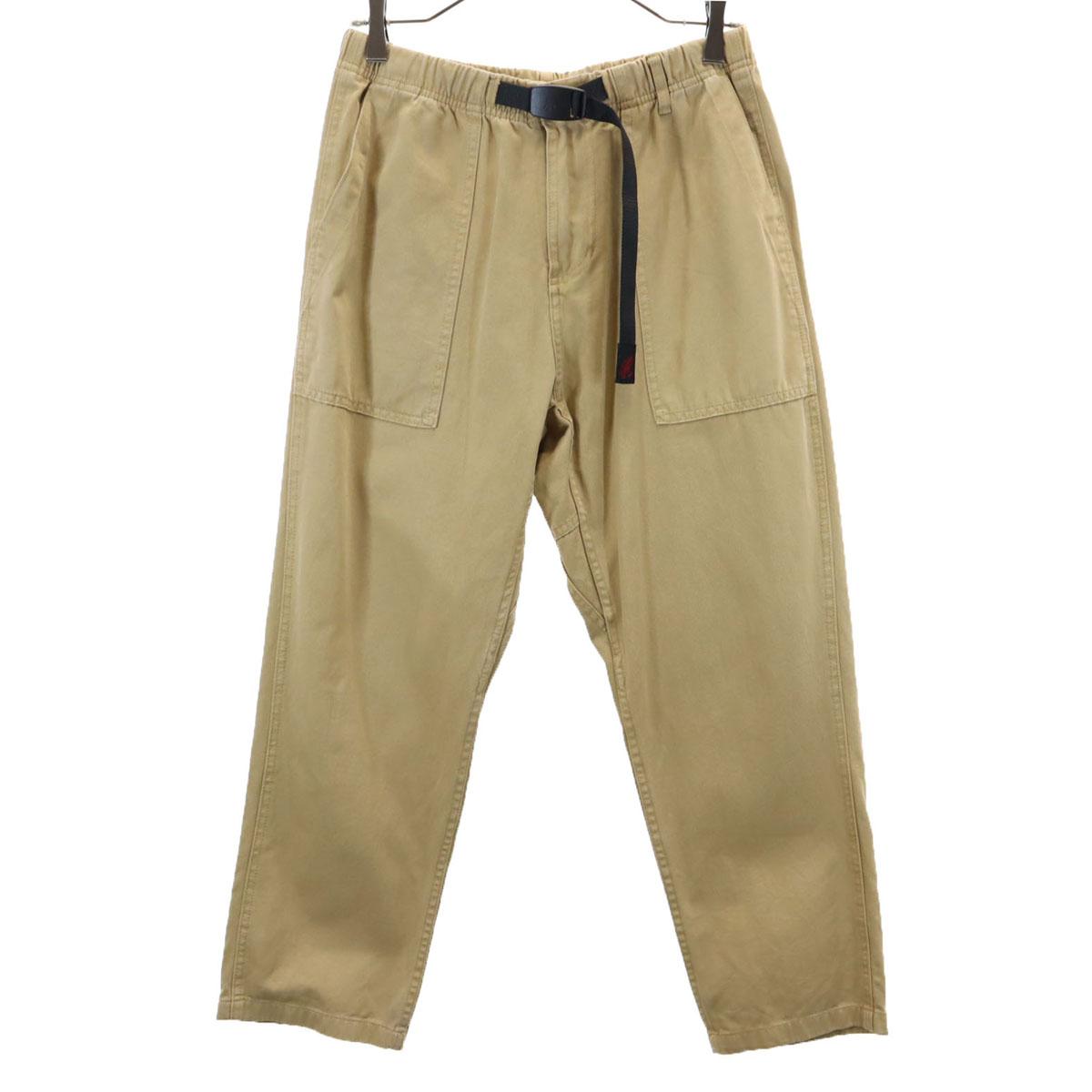 

Брюки Gramicci свободного кроя зауженные S бежевые Мужские Б/у