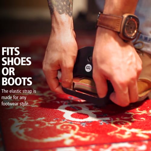 MEINL Percussion Foot Tambourine FJS2S-BK Black