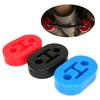 Universal Car Polyurethane Exhaust Tail Pipe Mount Bracket Hanger Insulator Grommet Bushing Rod Support 11mm 2 Holes Repair