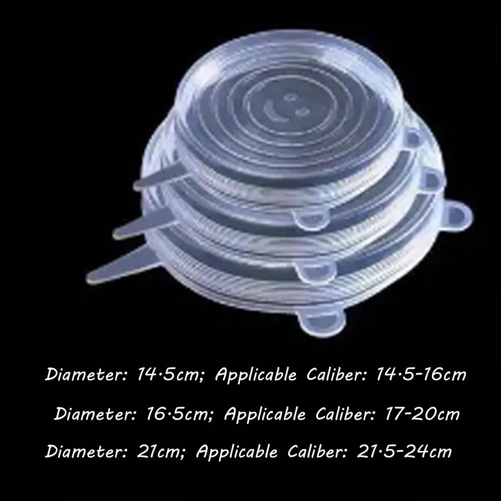 Silikonabdeckung Stretchdeckel Wiederverwendbare Langlebige und Dehnbare Deckel Silikonabdeckungen für Frische Lebensmittel Essensreste Halten Lebensmittel Frisch