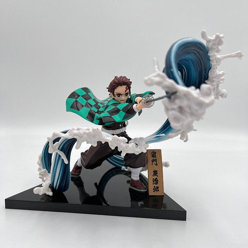 Demon Slayer Anime Figure Kamado Tanjirou Kimetsu No Yaiba Action Figure Kokushibou /Daki Figurine Doll Toys