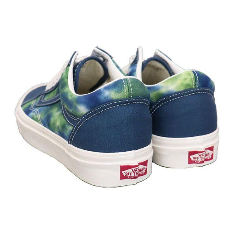 Vans Old Skool Tie-Dye Print Low-Top Skate Shoes Unisex Sneaker Blue VN0A54F3AVY
