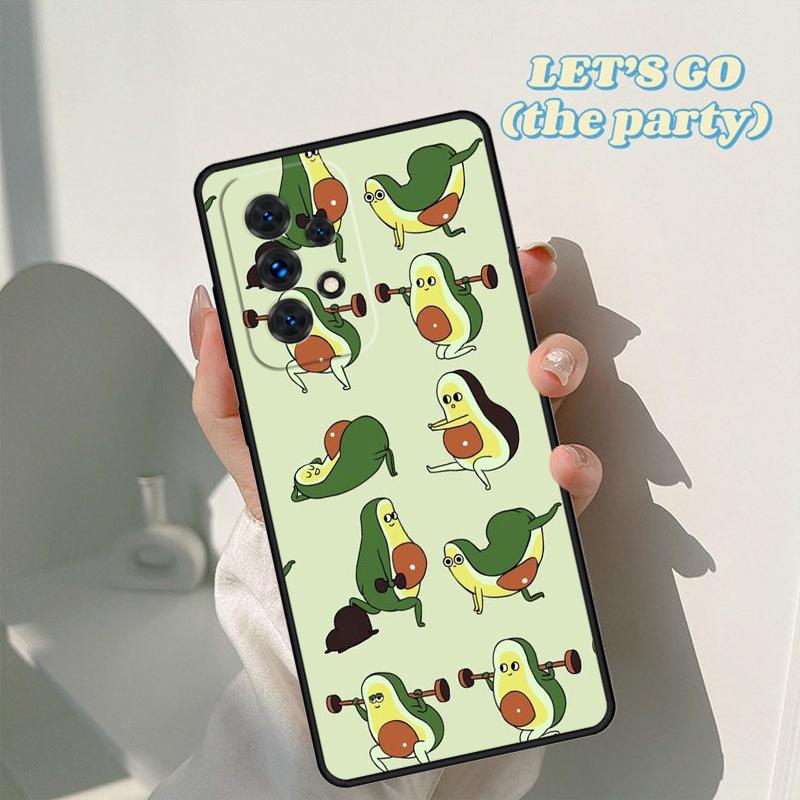 Newest Delicious Avocado Pattern phone case For Samsung A42 A31 A40 A51 A71 A32 A80 A91 A52 A72 A20e A21S A50 A70 A11 A12 Cover