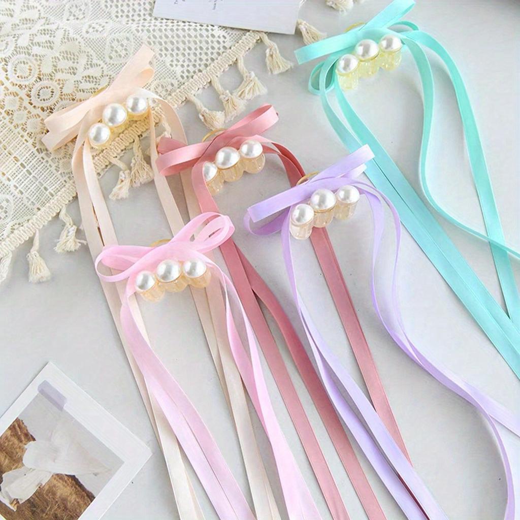 1pc/10yds 3mm Narrow Long Ribbon Bookmarks Hair Ties DIY Gift Wrapping Bowknot Satin Double-Sided Ribbon, Christmas Valentine Day
