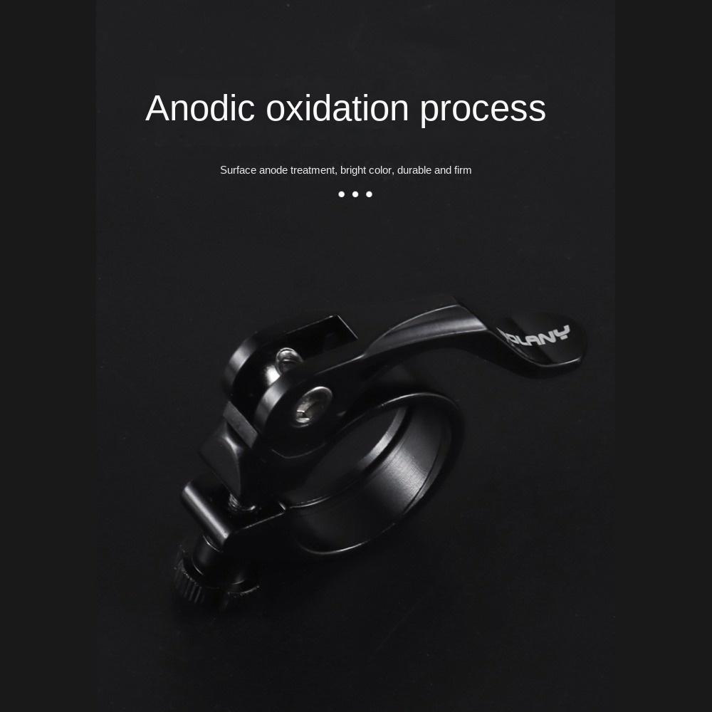 1pc Aluminium Bike Canoe Saddle Collar Bolt Wear-resistant Ultralight Quick Release Clamp  Seat Post