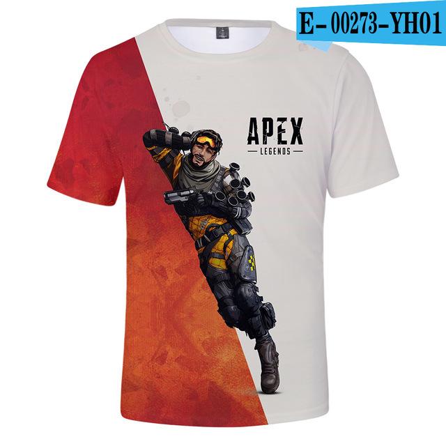 Kids T Shirt 3d Apex Legends Clothing Children Boys Girls Short Sleeve Tshirt Outerwear T -Shirt Children Clothe Tee 