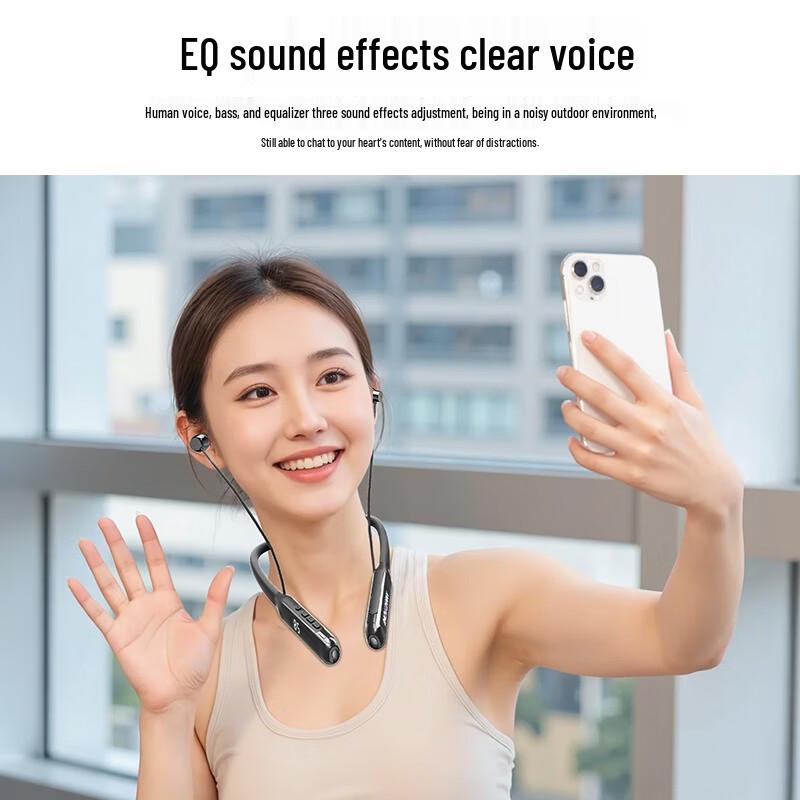 Bach Johann NE03 Neckband Wireless Bluetooth Sport Earphones
