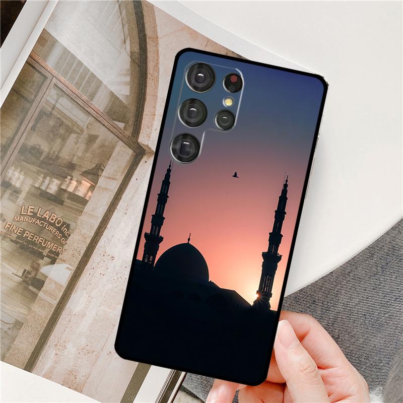Arabic Muslim mosque building Phone Case For Samsung Galaxy S24 Ultra S9 S10 S20 S22 S21 Plus S23 FE S25 Ultra Full Cover