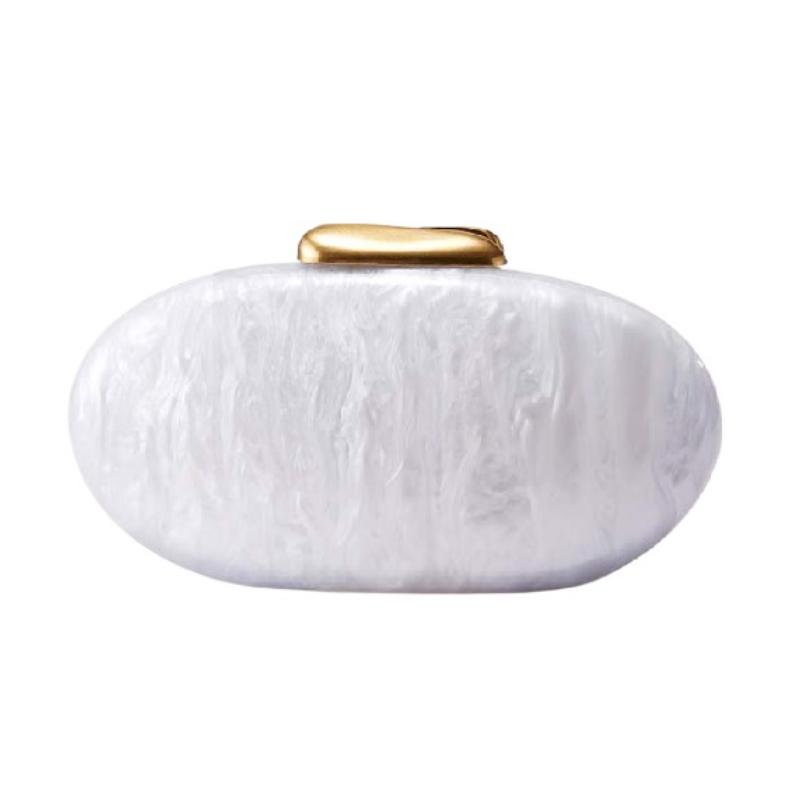 Clutch Mode Schale Acryl Umhängetasche Neu Schulter Hochzeit Abend Oval Mini Tasche Braut Damen Designer Luxus Taschen Herz