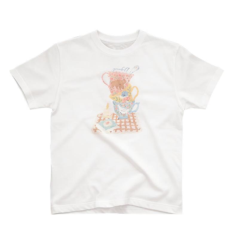 GREEN BELT Summer Relaxed Fit Cotton Printed T-Shirt S