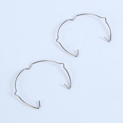 10 Stück Lampenring-Clip Eisenfeder-Sicherungsringe für Downlight-Strahler-Befestigungsvorrichtung Gipskarton-Reparatur Glühbirnen-Befestigungsring
