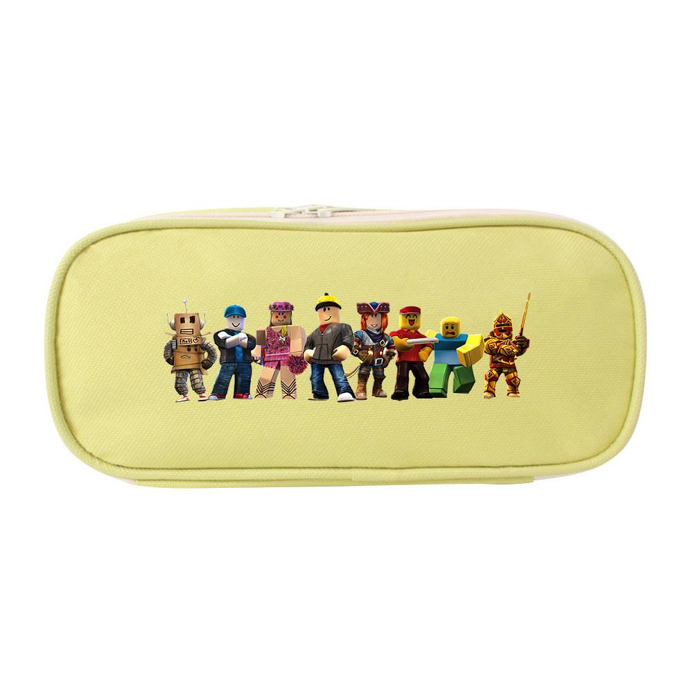 Roblox Canvas-Federmäppchen mit Reißverschluss für Schüler und Sammler