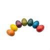 7 Pieces Easter Eggs Wooden Fake for Centerpiece Party Favor