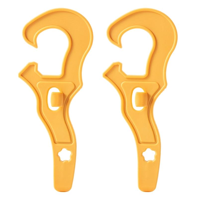 2pcs Lightweight Bike Tire Lever Wear Resistant Nylon Tire Removal Tool Cycling Tyre Opener Breaker Bicycles Repair Tool 1 жёлтый