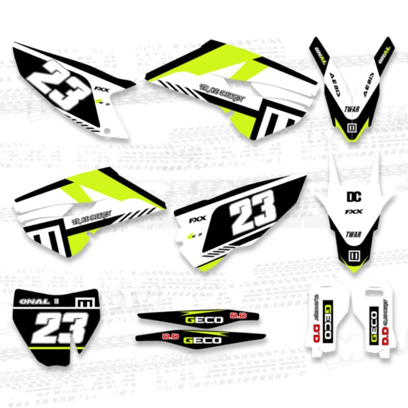 MCHMFG Motorcycle  Graphic Decal Sticker Kits for Husqvarna TE FE 125 250 350 450 TE250 2014 2015 2016 TC FC 2014 2015