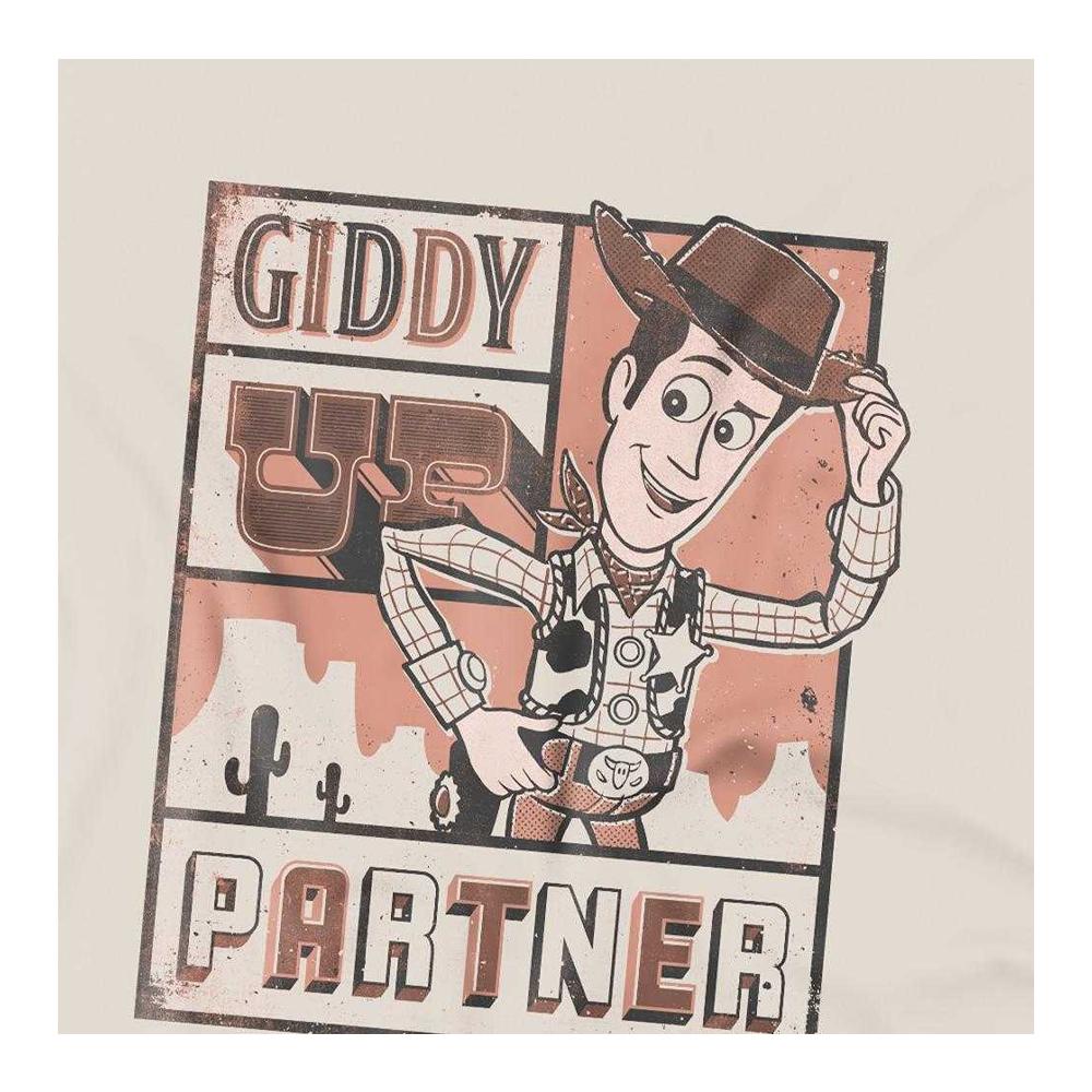 Toy Story Unisex Adult Giddy Up Woody Back Print T-Shirt