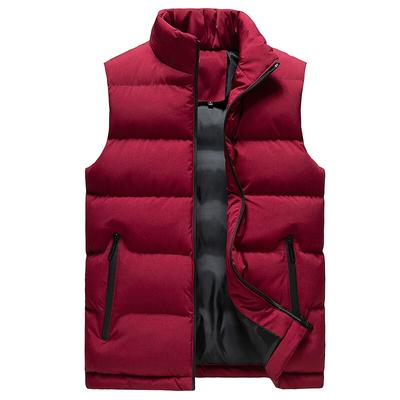 Men Jacket Winter Men Vest For Down Cotton Sleeveless Jacket Waistcoat Man Warm Mens Coat Sleeveless Warm Liner  Slim Gilet